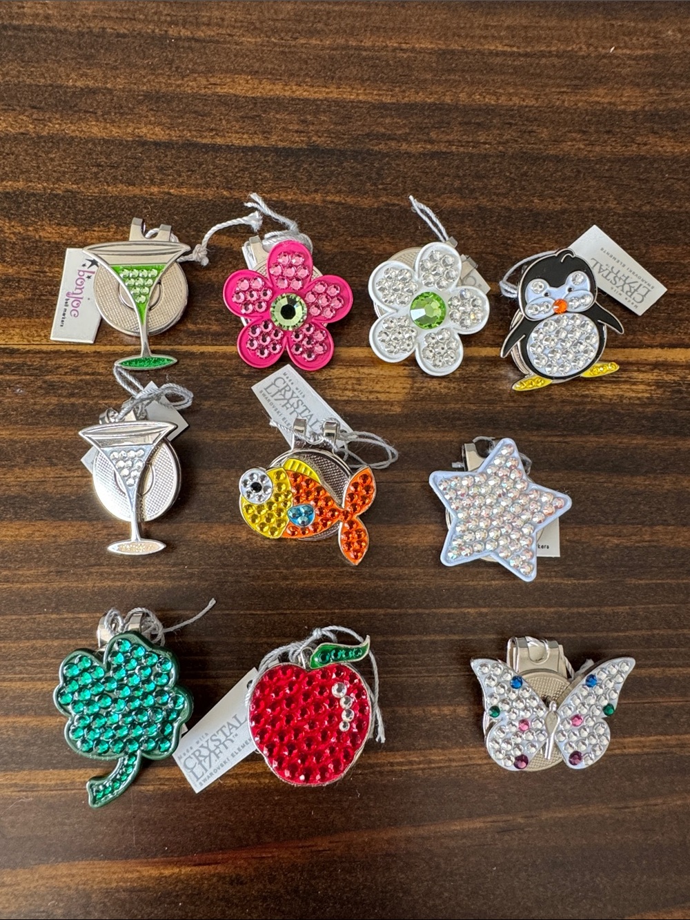 NEW Bonjoc Swarovski Crystal Ball Markers